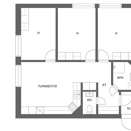 3-bedroom Apt, Free Parking&wifi Lägenhet *